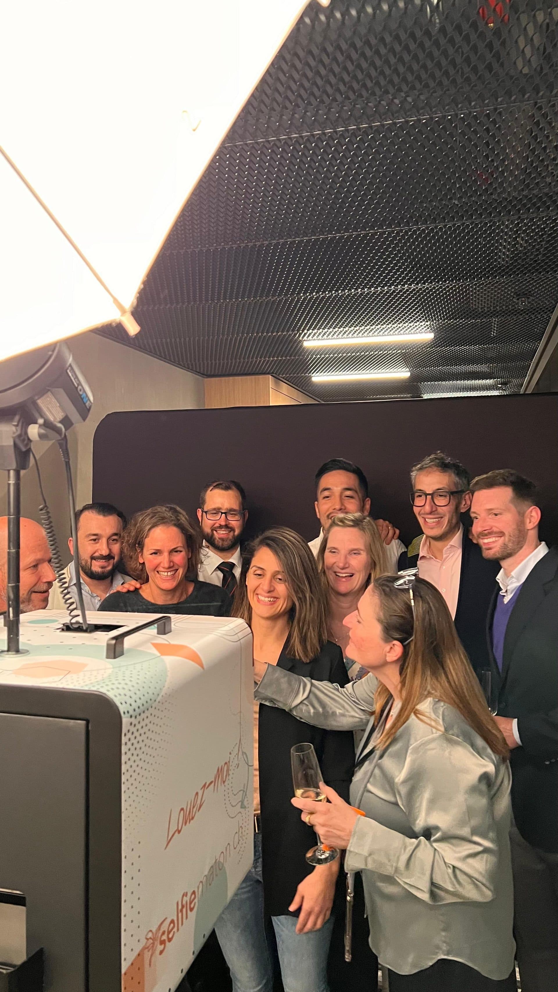 Selfiematon Premium en soirée corporate